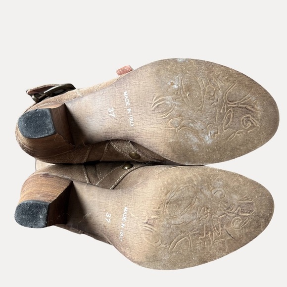 Italian Genuine Suede Boots - Picture 4 of 5